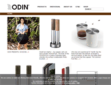 Tablet Screenshot of odin-products.com